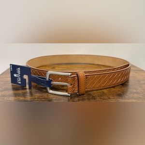 Stafford Men’s Tan Dress Belt NWT Various Sizes